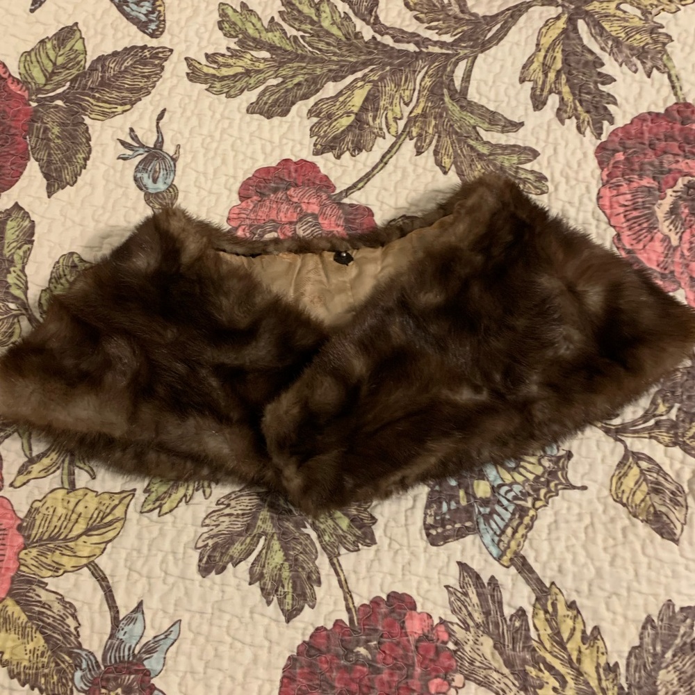 Vintage Mink Fur Collar